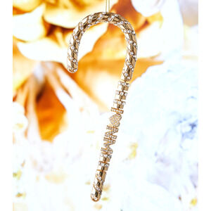 BAUBLEBAR Candy Cane Christmas Ornament Gold | Rhinestone I HEART NEIMAN MARCUS